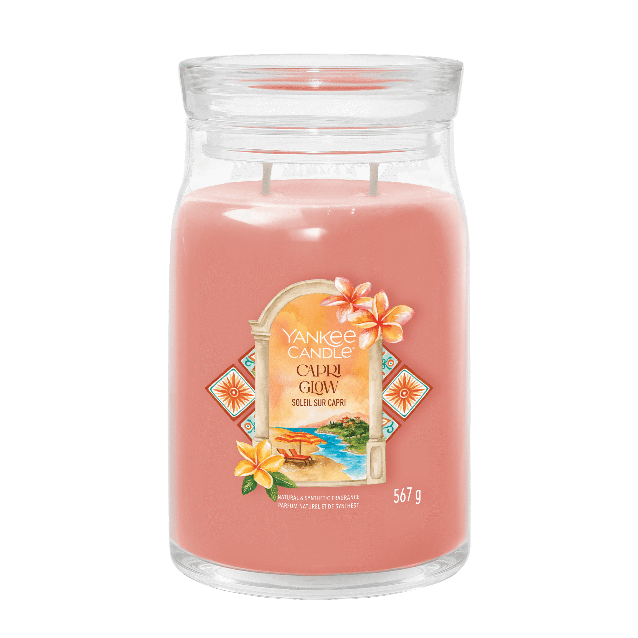 YANKEE CANDLE | Capri Glow Signature Large Jar