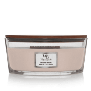 WOODWICK | Vanilla & Sea Salt Ellipse Candle
