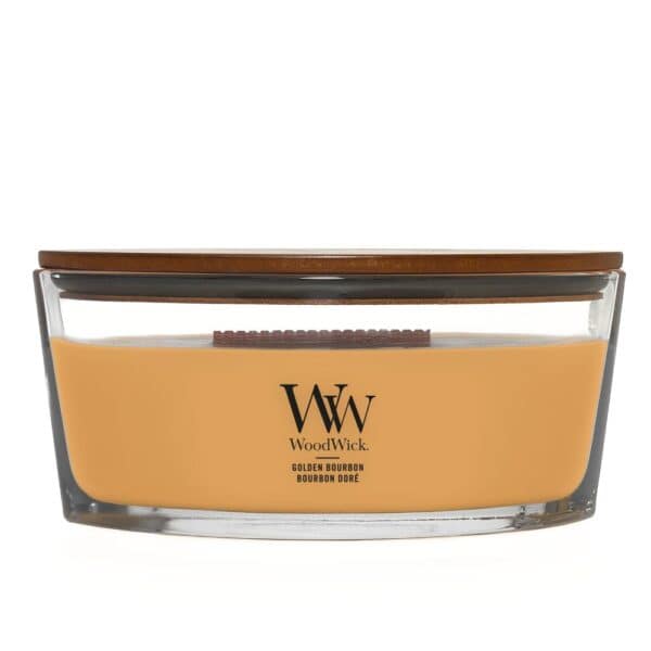 WOODWICK | Golden Bourbon Ellipse Candle