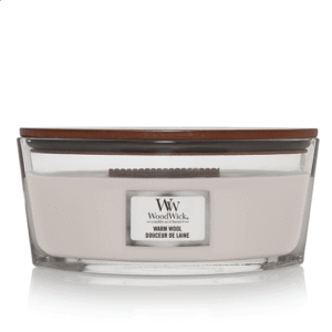 WOODWICK | Warm Wool Ellipse Candle