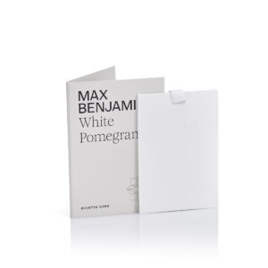 MAX BENJAMIN | Scented Card White Pomegranata