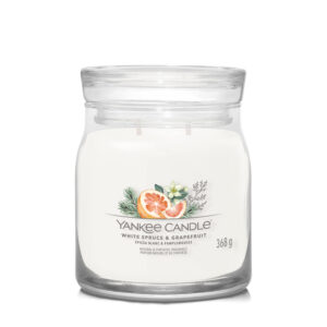 YANKEE CANDLE | White Spruce & Grapefruit Signature Medium Jar
