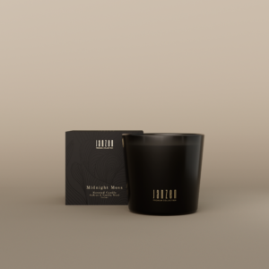 JANZEN | Premium Black Scented Candle Midnight Moss
