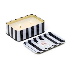 PADDYWAX | Tin Candle Tiger Printed Black Cedar & Fig