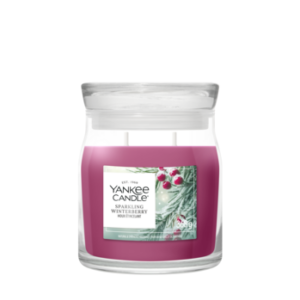 YANKEE CANDLE | Sparkling Winterberry Signature Medium Jar