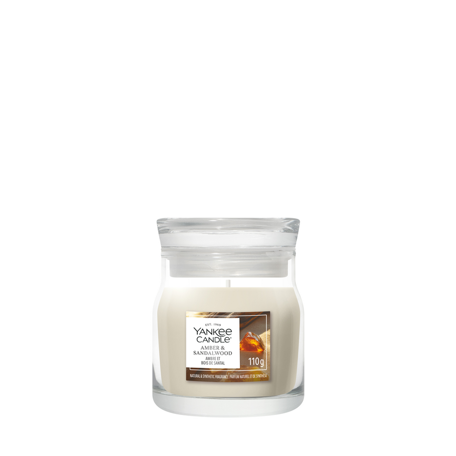 YANKEE CANDLE | Amber & Sandalwood Small Jar