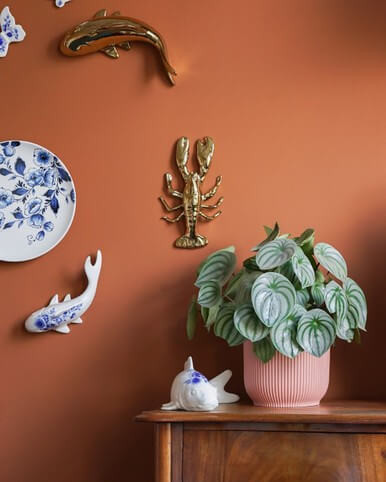 HEINEN DELFTS BLAUW | Wall decoration Fish Large