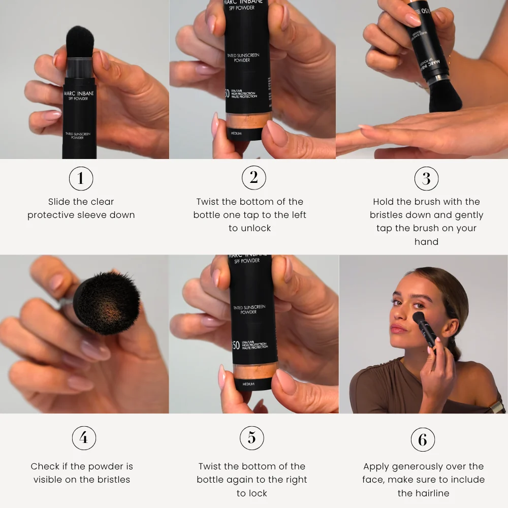 MARC INBANE | SPF50 Powder Medium - Afbeelding 2