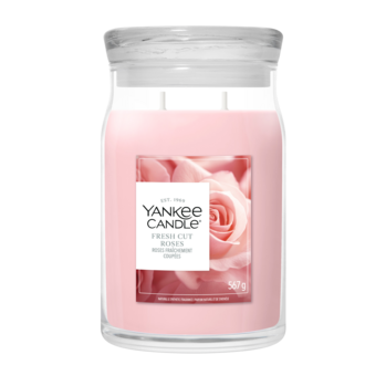 YANKEE CANDLE | Fresh Cut Roses Signature Large Jar