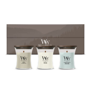 WOODWICK | Deluxe Giftset 3 Mini Kaarsen - Woody
