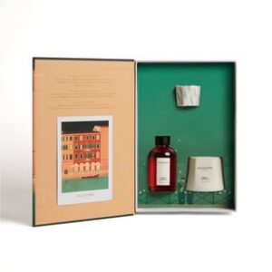 MILLEFIORI MILANO | Giftset Book Diffuser & Candle Mela & Cannella