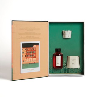 MILLEFIORI MILANO | Giftset Book Diffuser & Candle Mela & Cannella