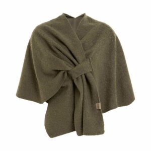 KNIT FACTORY | Omslagvest Lina Urban Green