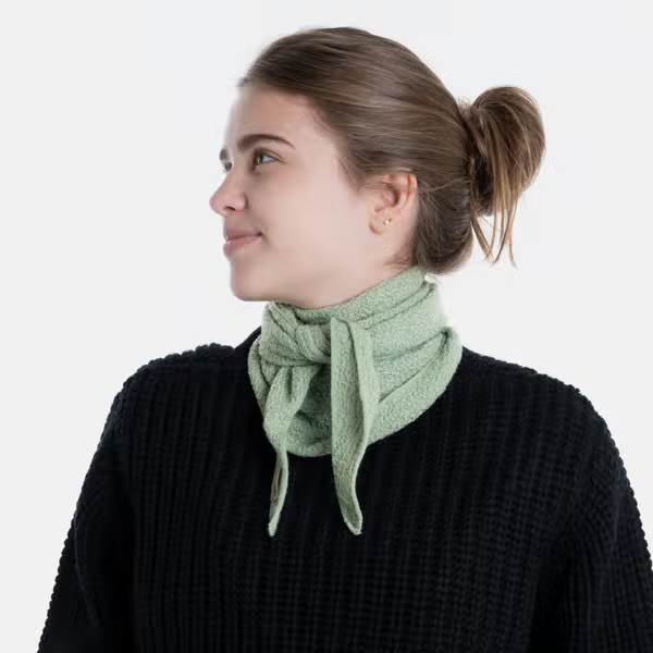 KNIT FACTORY | Yuna mini driehoek sjaal Sage Green